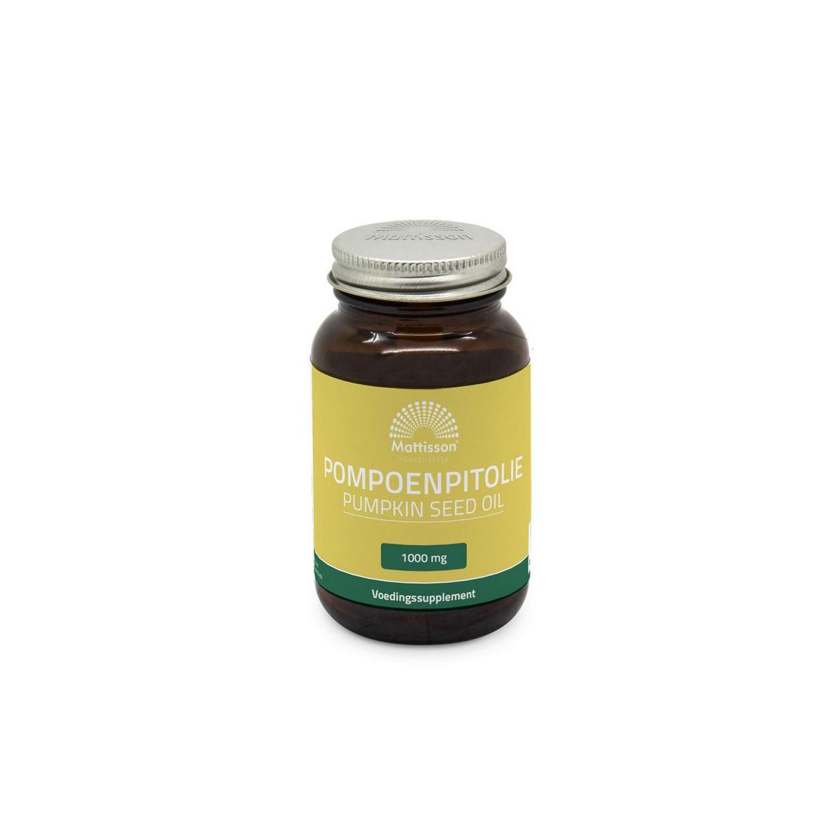 Pompoenpitolie/pumpkin seed oil 1000mg