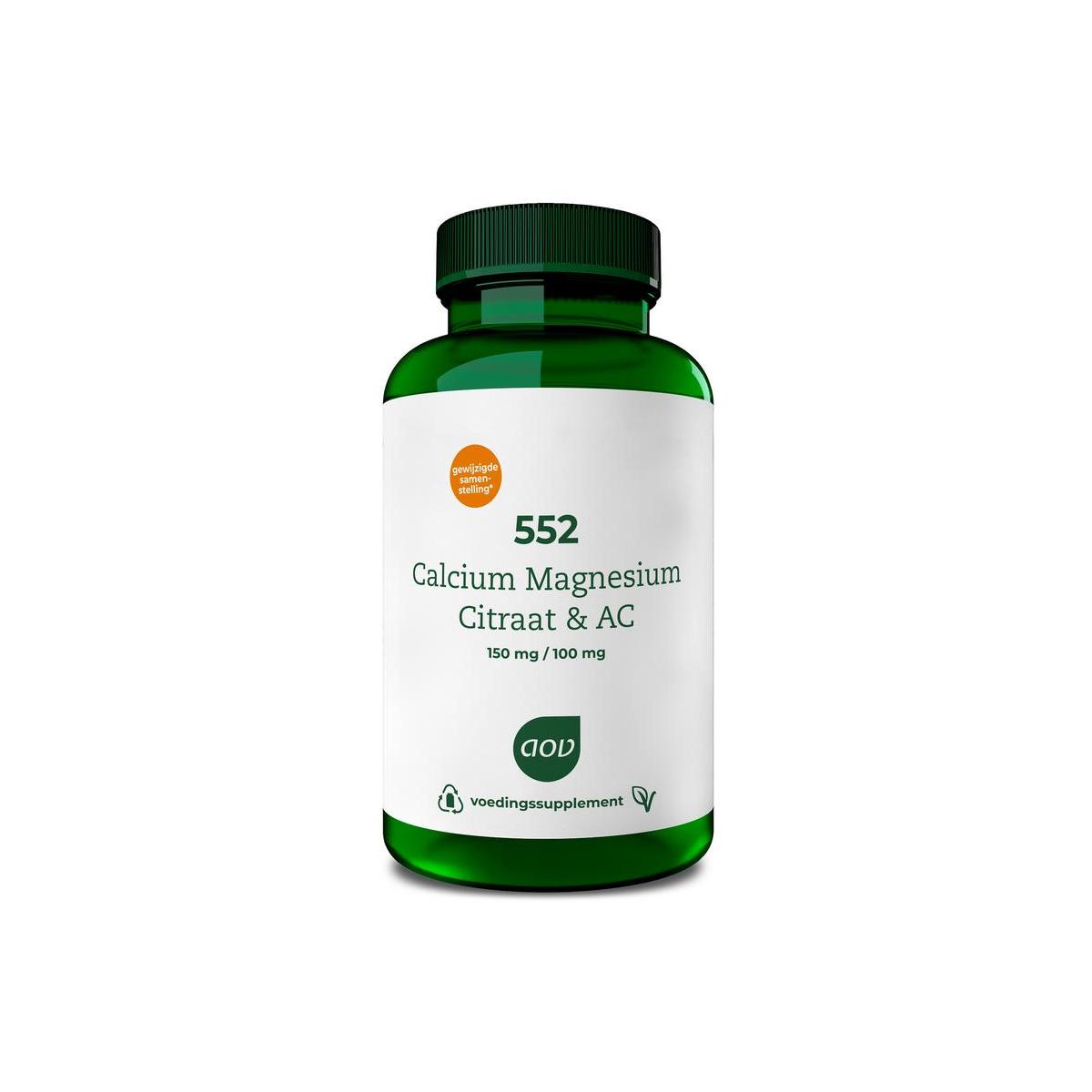 552 Calcium & magnesium citraat AC