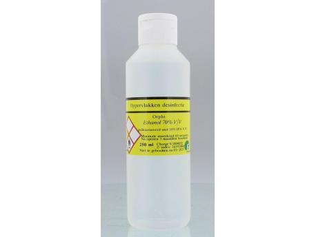 Alcohol 70% ethanol 10% Isopropanol