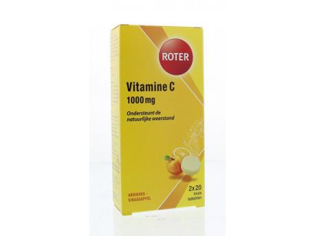 interieur Gestaag Pessimist Roter Vitamin C 1000mg Orange & apricot duo 2x20br