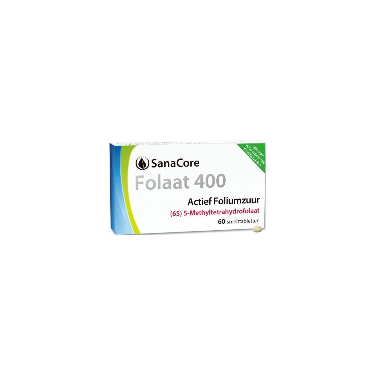 Sanacore Folaat 400 (6S) 60 smelttabletten