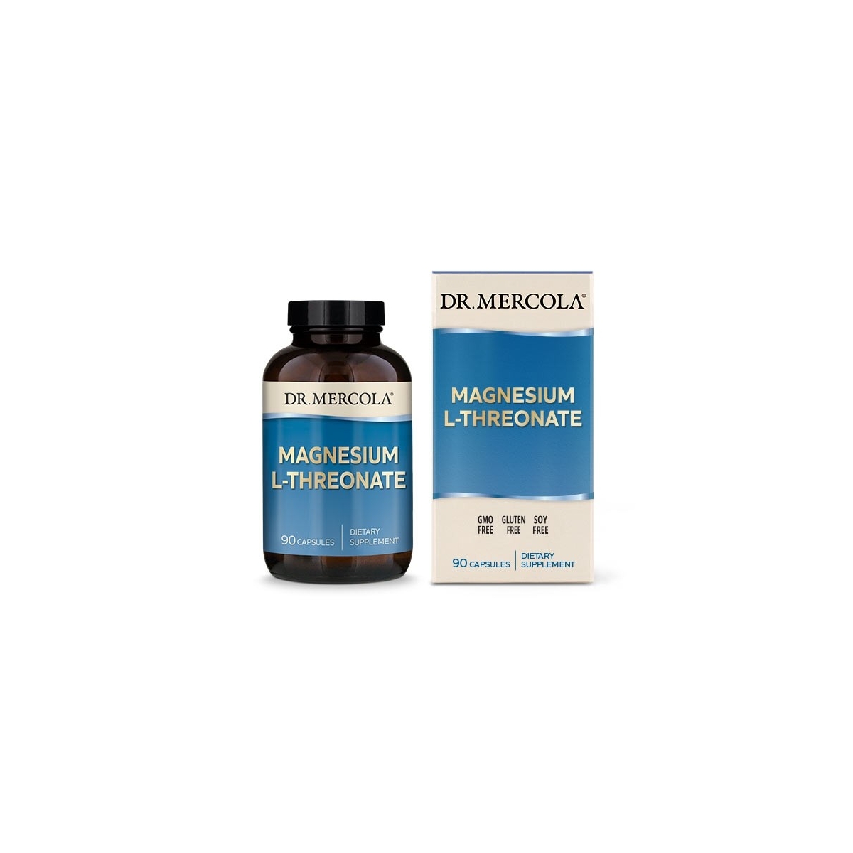 Dr. Mercola Magnesium L-Threonaat 90 capsules