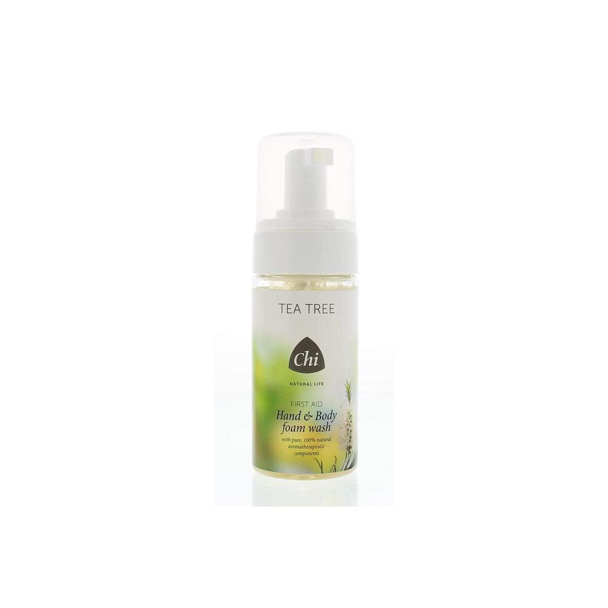 Tea tree hand & body wash foam