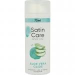 Gillette satin care gel aloe v