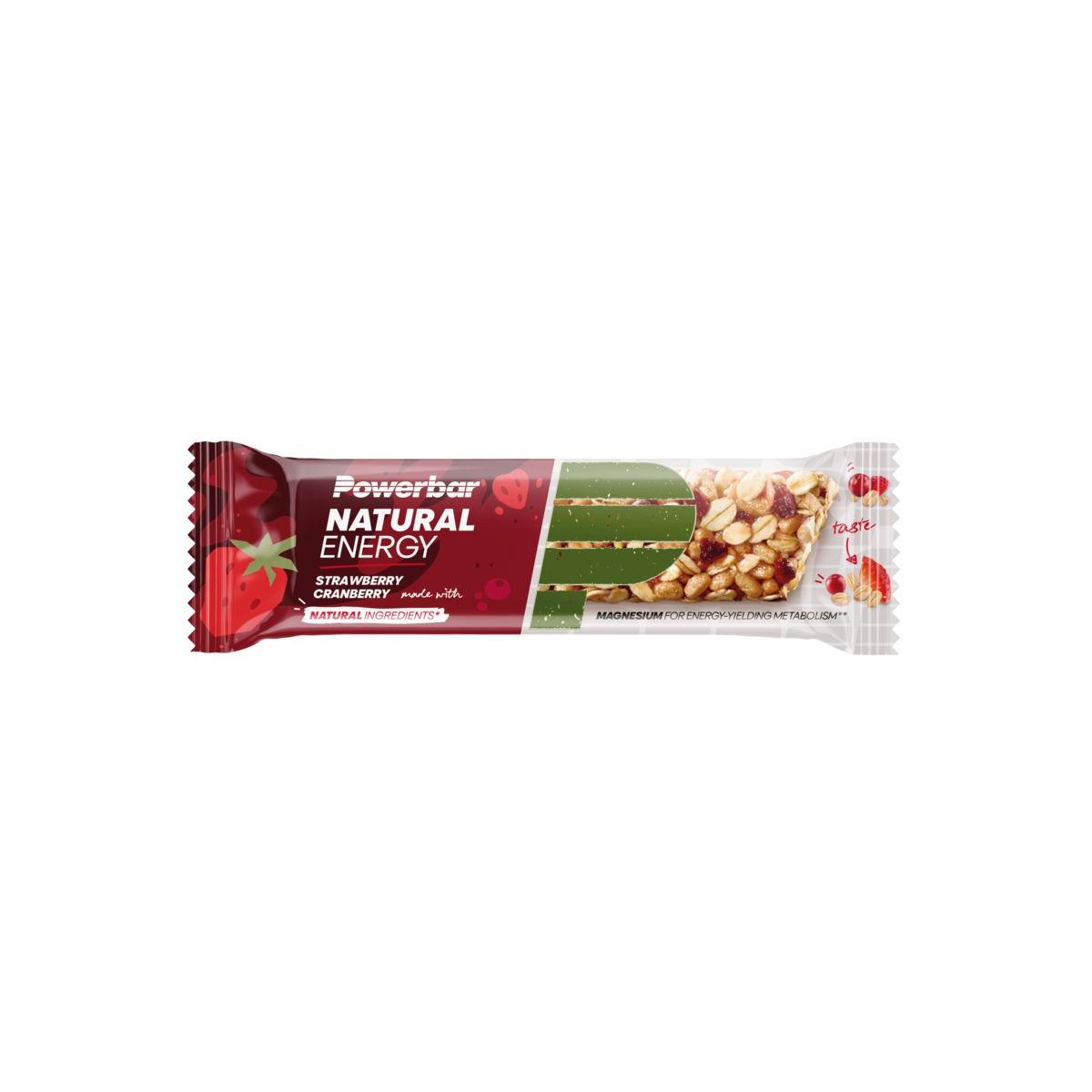 Natural energy bar strawberry cranberry