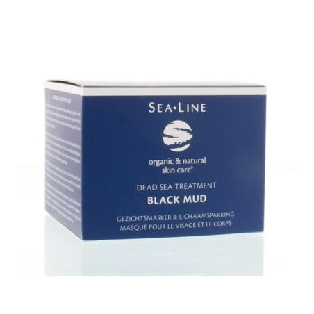 Black mud facial mask & body pack