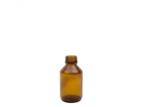 Medicijnfles ongedopt bruin 100ML