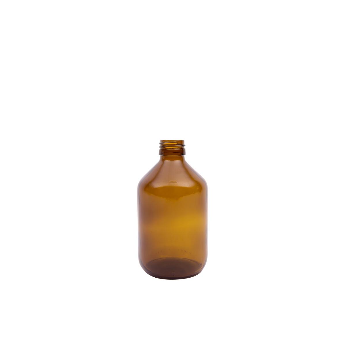 Medicijnfles ongedopt bruin 300ML