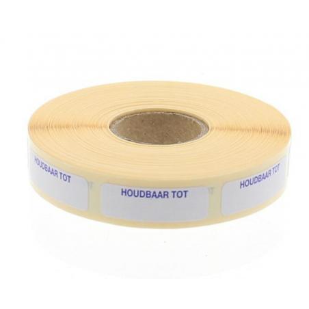 Strooketiket houdbaar tot 30X10mm 1000stuks