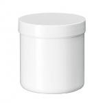 Zalfpot wit PP plastobel gedopt 200ML