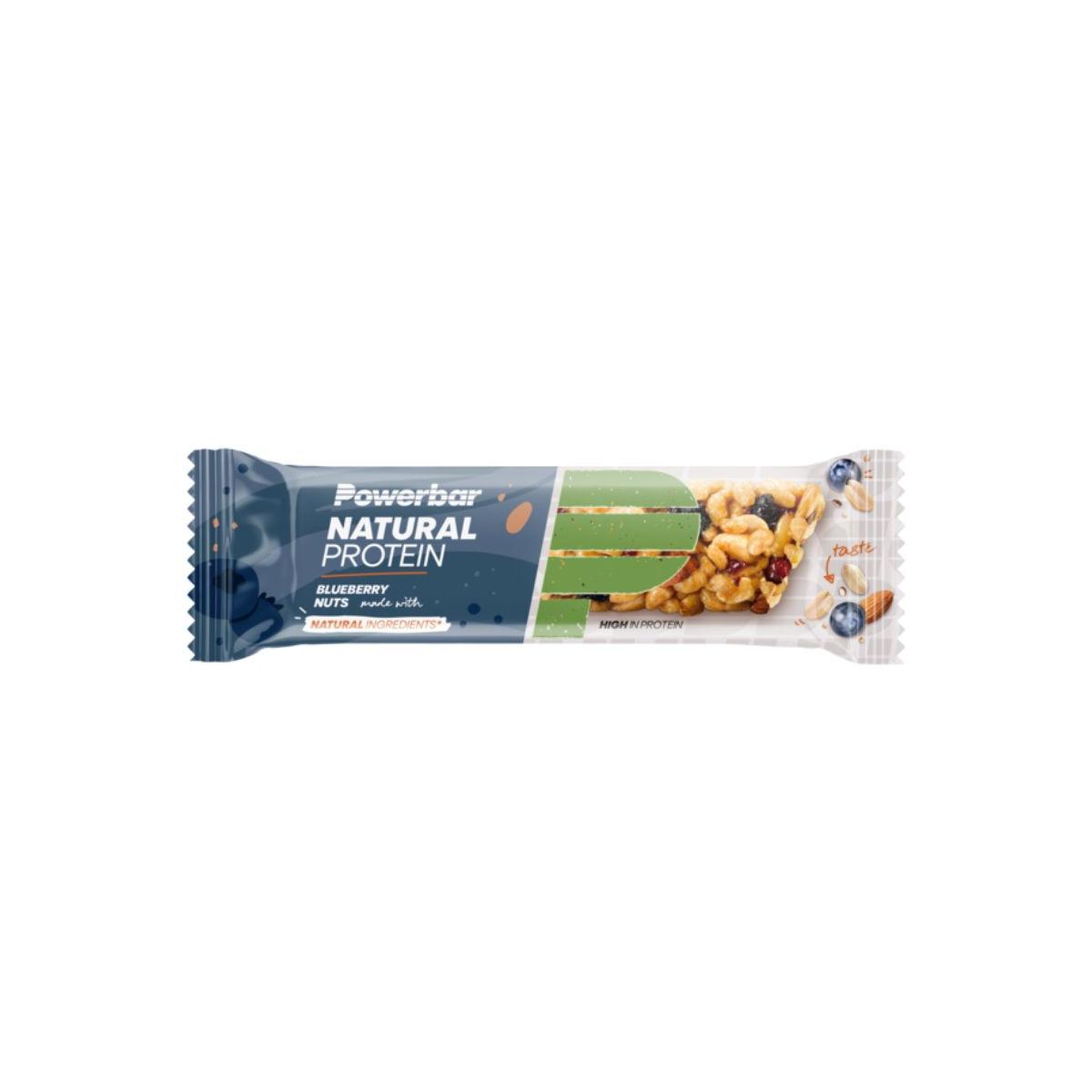 Natural protein bar blueberry nuts