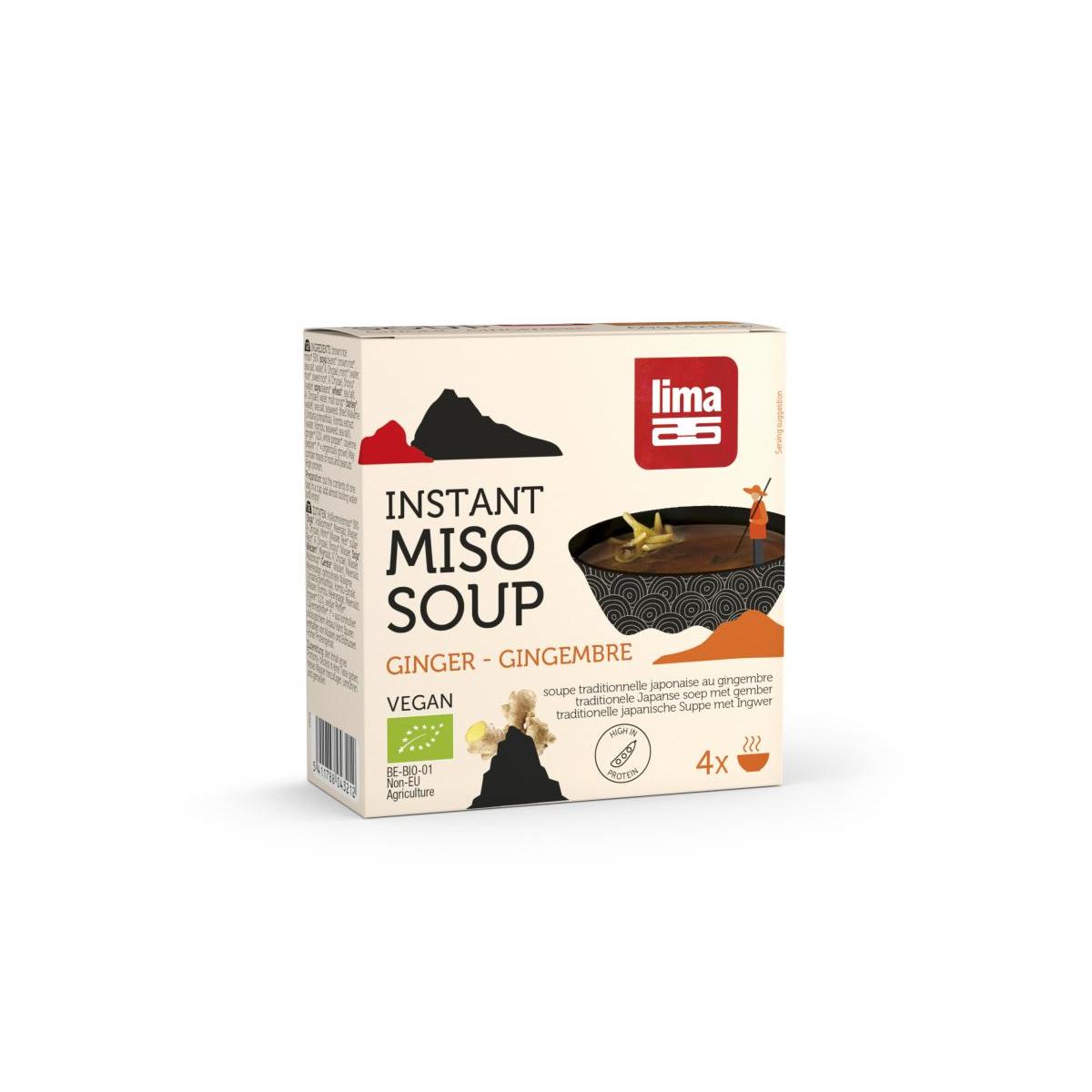 Instant miso soep gember