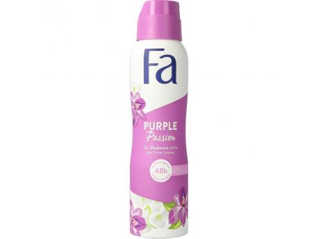 Deodorant spray purple passion