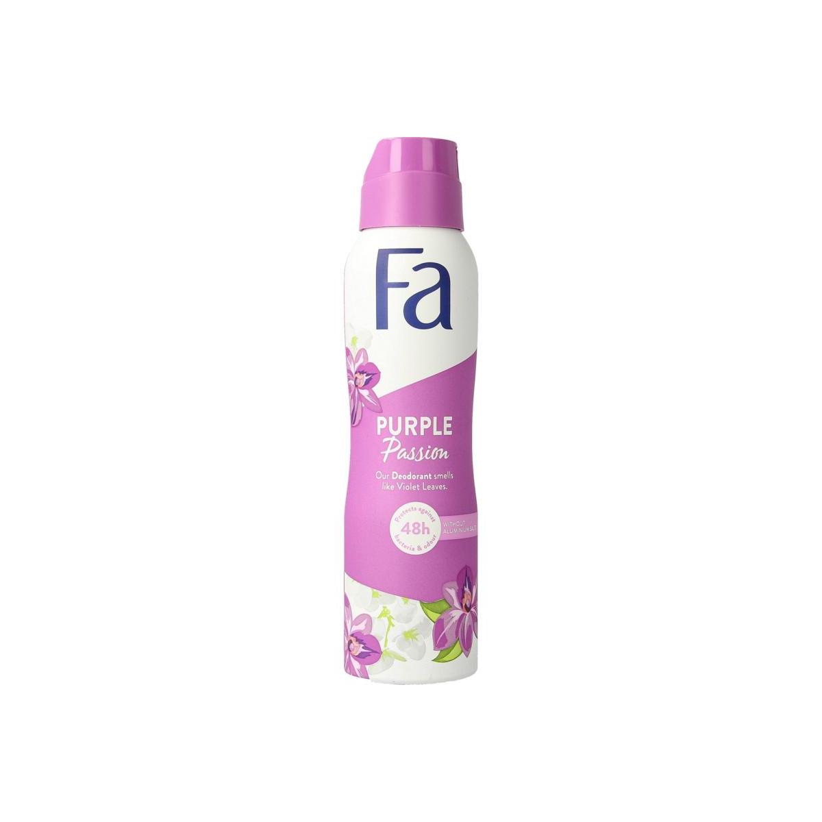 Deodorant spray purple passion