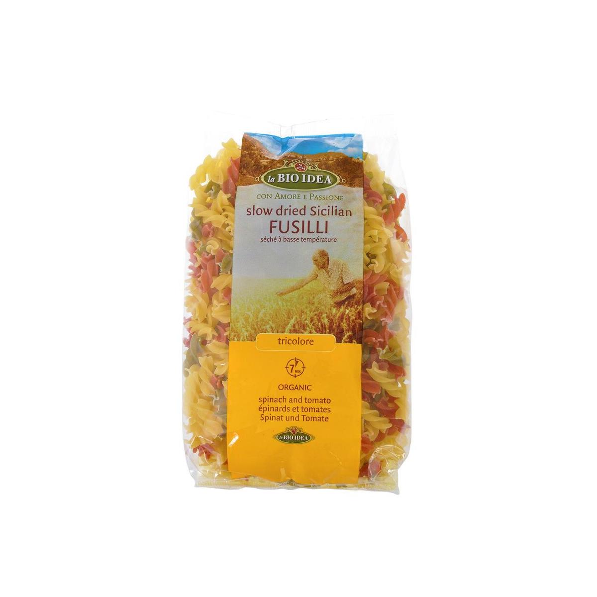 Fusilli tricolore spirelli