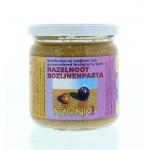 Hazelnoten-rozijnenpasta eko