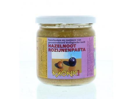 Hazelnoten-rozijnenpasta eko