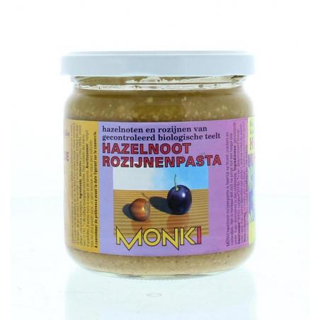 Hazelnoten-rozijnenpasta eko