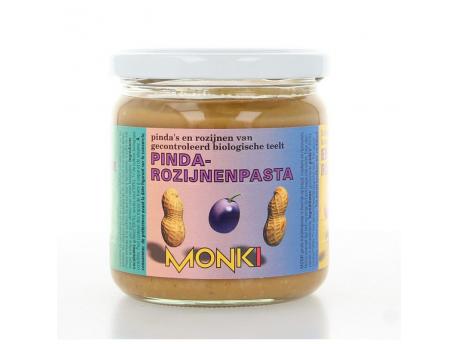 Pinda-rozijnenpasta eko