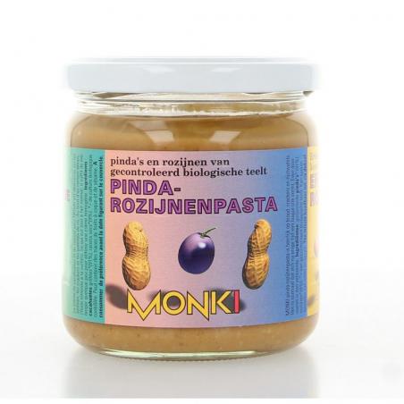 Pinda-rozijnenpasta eko