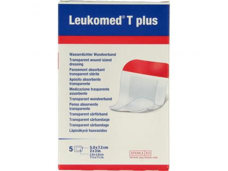 Leukomed T plus 5 cm x 7.2 cm