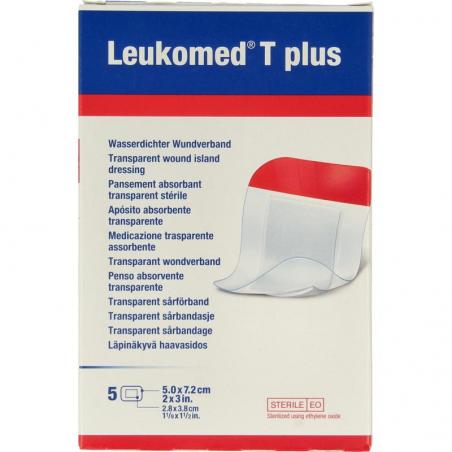 Leukomed T plus 5 cm x 7.2 cm