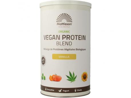 Organic vegan protein blend vanilla