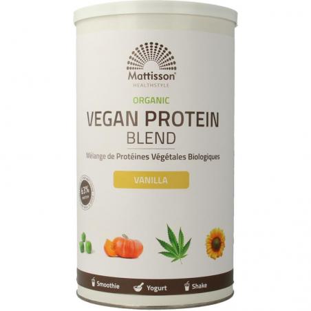 Organic vegan protein blend vanilla