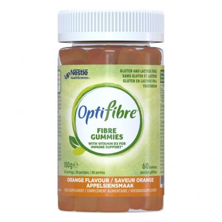 Optifibre gummies Vitamine D3 appelsien