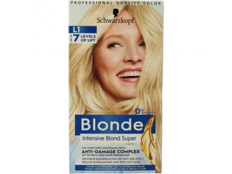 Blonde haarverf intensive blond super L1