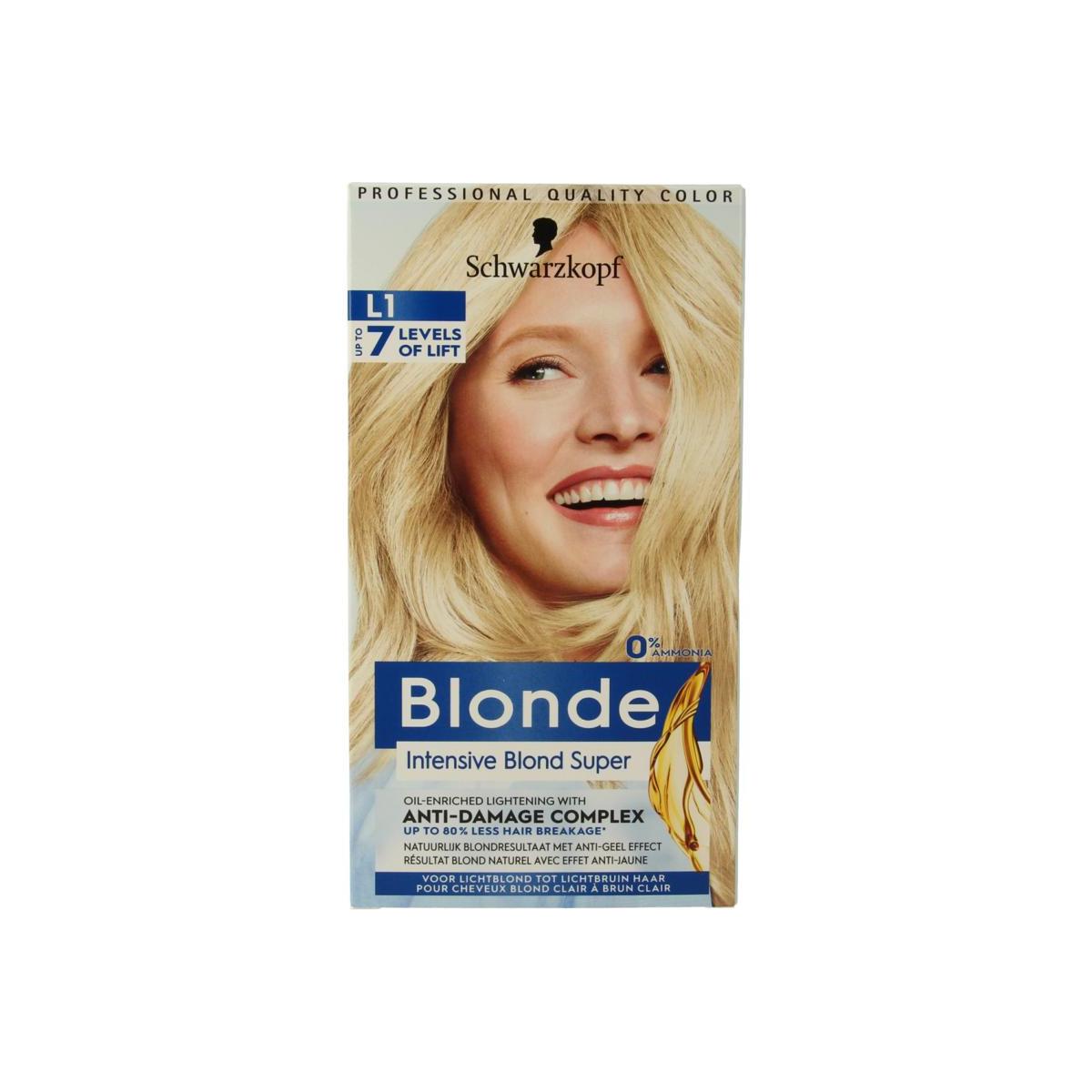 Blonde haarverf intensive blond super L1