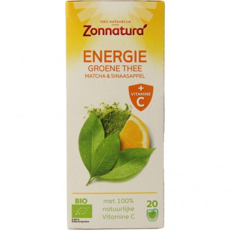 Energie groene thee Vitamine C bio