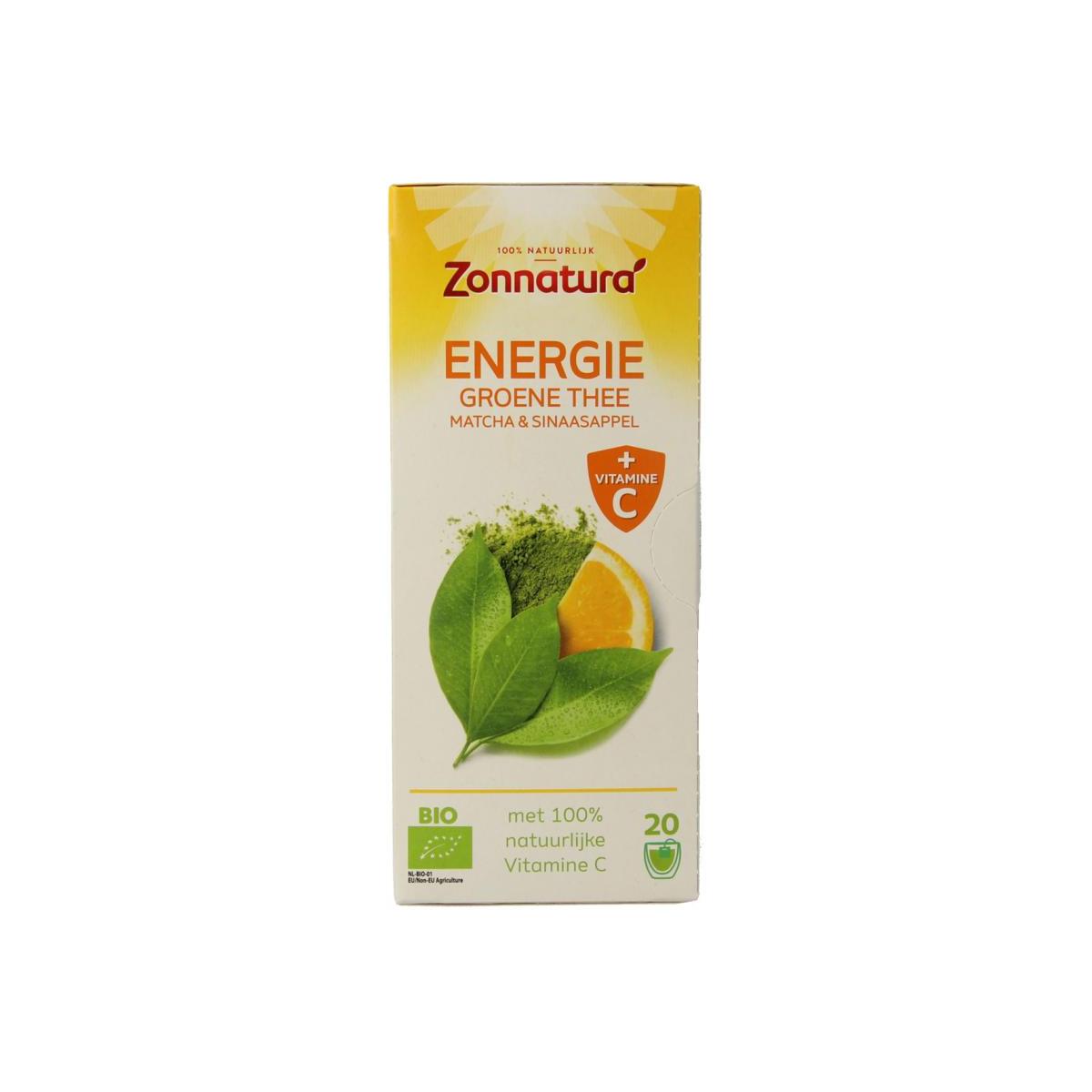 Energie groene thee Vitamine C bio