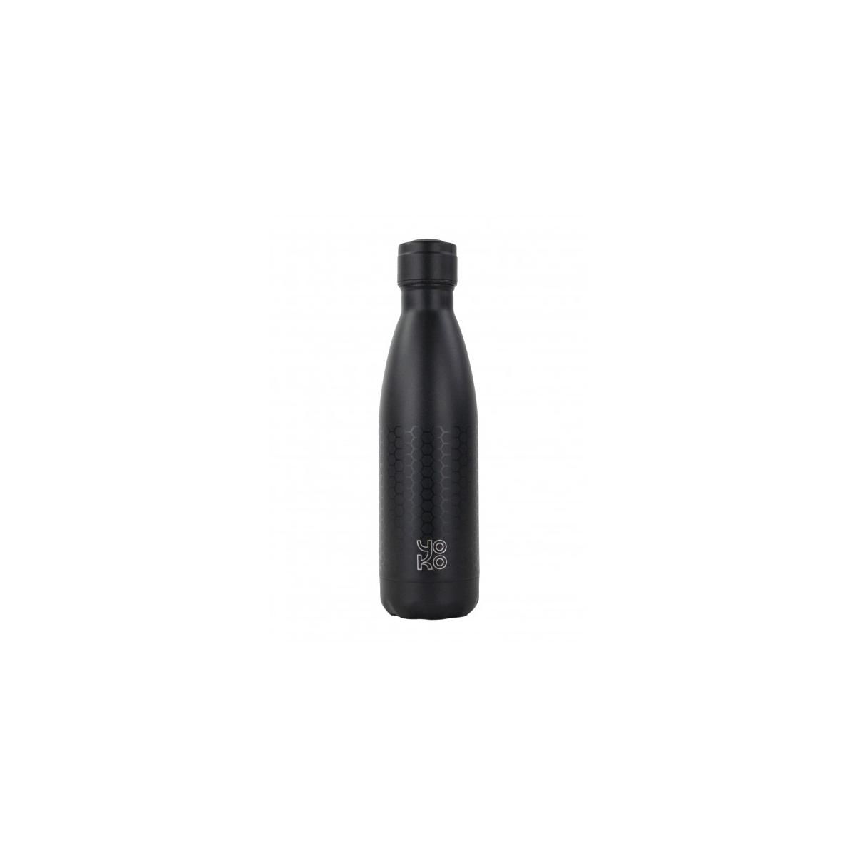 Drinkfles zwart graphite isotherm 500ml