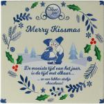 Wensreep Delftsblauw Kerst merry kissmas