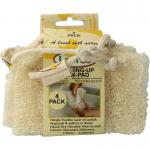 Schoonmaakspons loofah dun bio