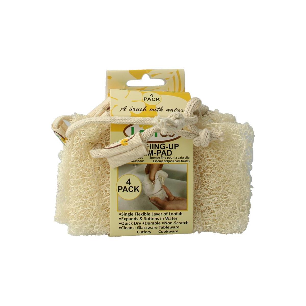 Schoonmaakspons loofah dun bio