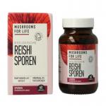 Reishi spore paddenstoel bio