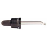 Pipet glas zwart 30ml