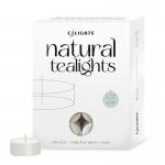 Natuurlijke theelichtjes 6 branduren