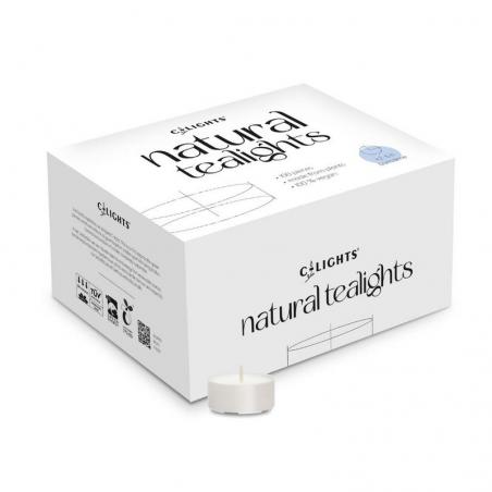 Natuurlijke theelichtjes 6 branduren