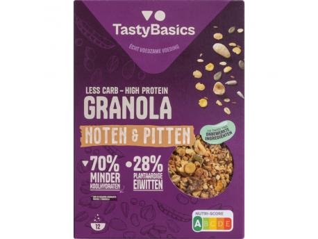 Less carb-high protein granola noten & pitten