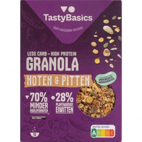 Less carb-high protein granola noten & pitten