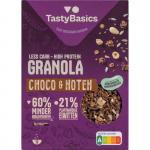 Less carb-high protein granola choco en noten