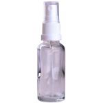 Glazen helder fles met...