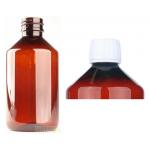 pet fl 250ml amber m witte dop