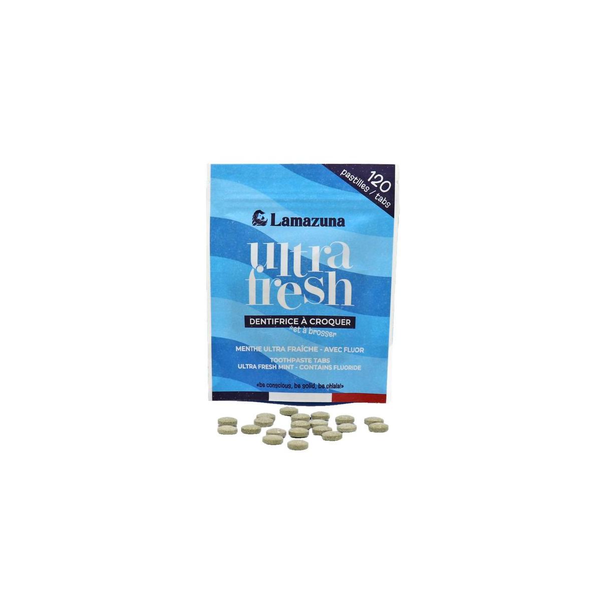 Toothpaste tabs ultra fresh mint bio