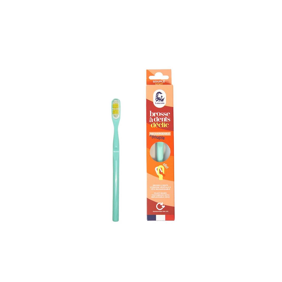 Toothbrush soft water green