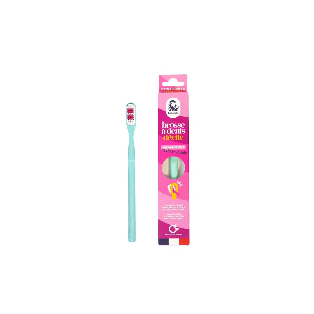 Toothbrush extra soft water green
