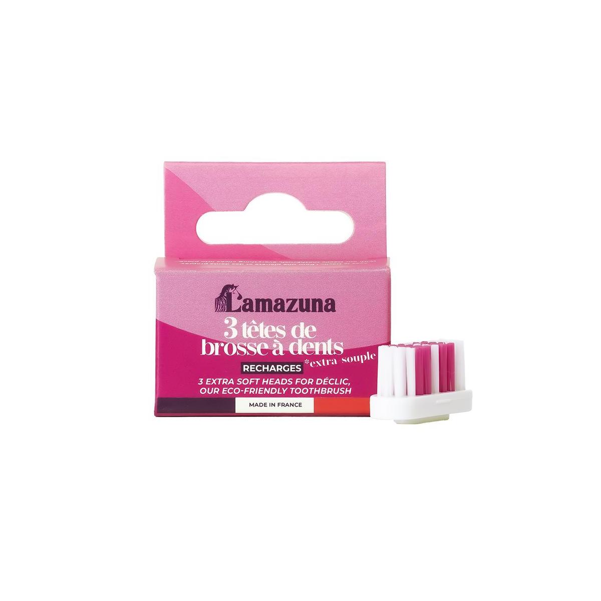 Set of 3 toothbrush heads XS